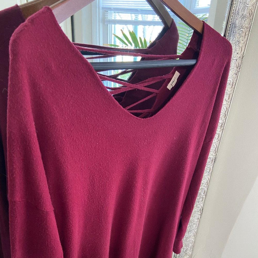 Boutique burgundy sweater